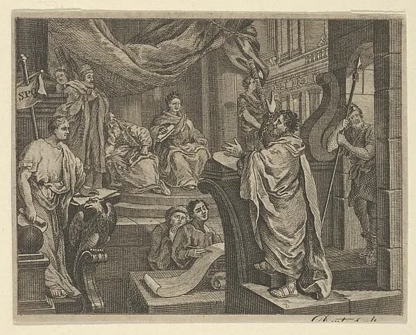 Sullivan's Paul Before Felix by Dent depicting Acts 9