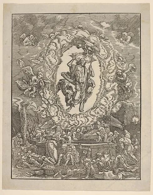 Resurrection of Christ by Albrecht Altdorfer depicting Matthew 28