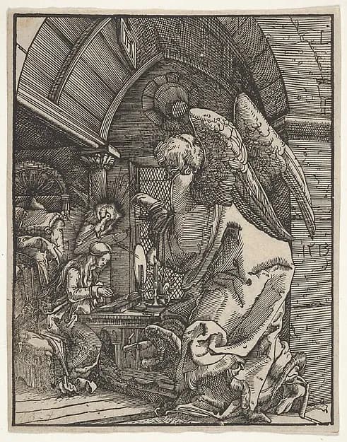 The Annunciation by Albrecht Altdorfer depicting Luke 1