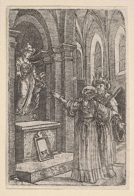 Solomon's Idolatry by Albrecht Altdorfer depicting 1 Kings 3