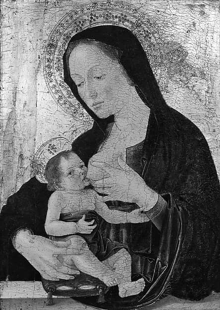 Madonna and Child by Antoniazzo Romano (Antonio di Benedetto Aquilio) depicting Luke 2
