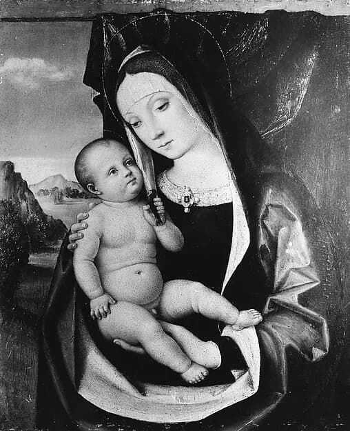 Madonna and Child by Ercole Banci depicting Luke 2