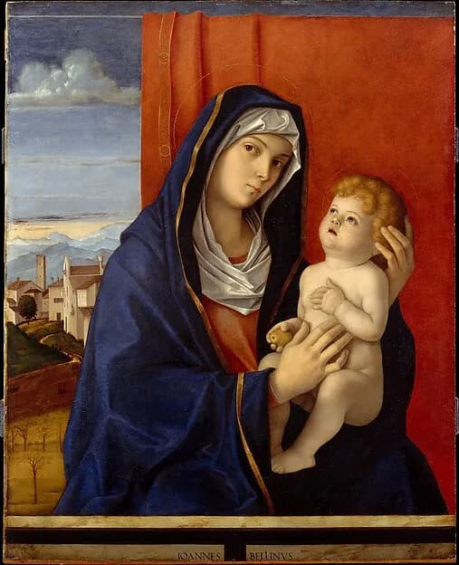 Madonna and Child by Giovanni Bellini depicting Luke 2