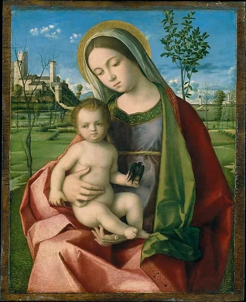 Madonna and Child by Giovanni Bellini depicting Luke 2