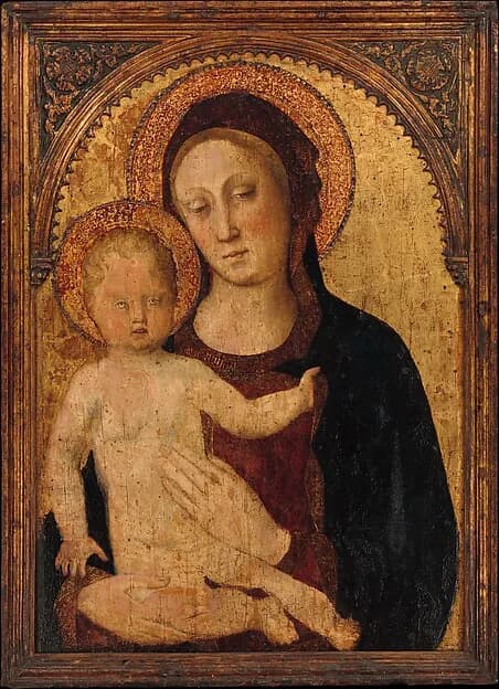 Madonna and Child by Jacopo Bellini depicting Luke 2