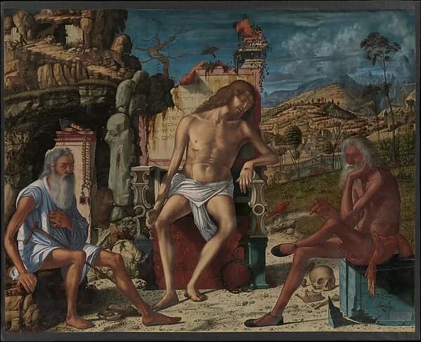 The Meditation on the Passion by Vittore Carpaccio depicting Job 1