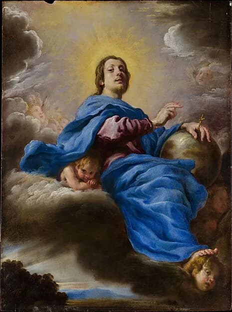 Salvator Mundi by Domenico Fetti depicting John 1