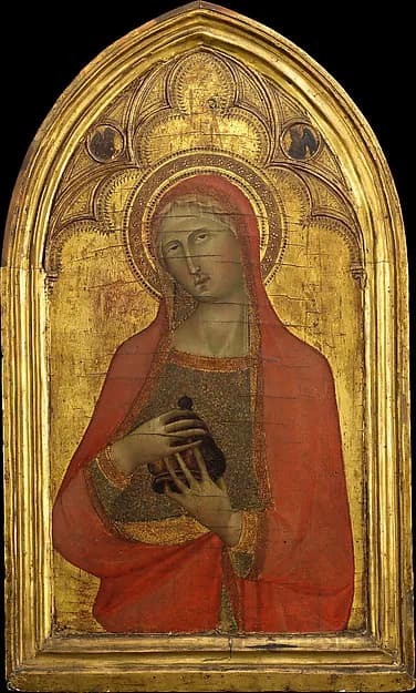 Saint Mary Magdalen by Lippo Memmi (Filippo di Memmo) depicting Luke 7