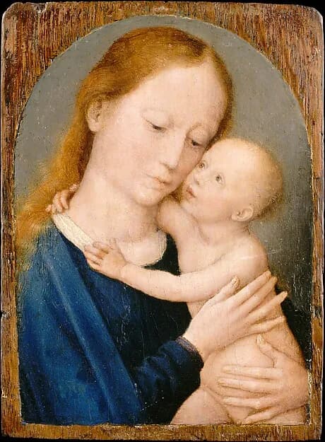 Virgin and Child by Gerard David depicting Luke 2