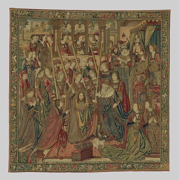 Emperor Vespasian Cured by Veronica's Veil by Anonymous depicting John 1