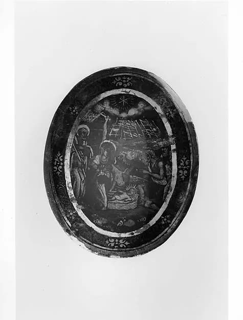 Adoration of the Shepherds by Anonymous depicting Luke 2