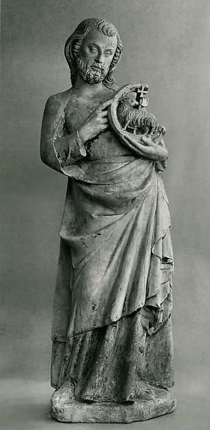 Saint John the Baptist by Anonymous depicting Matthew 3
