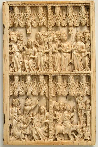 Right Leaf of a Diptych by Anonymous depicting Matthew 2