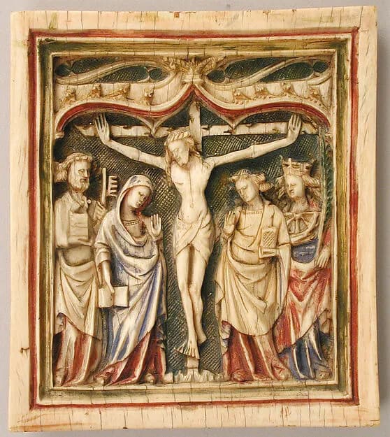 Plaque with the Crucifixion by Anonymous depicting Matthew 27