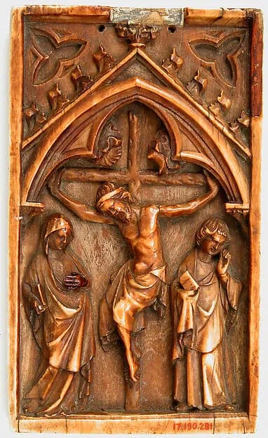 Plaque with the Crucifixion by Anonymous depicting Matthew 27