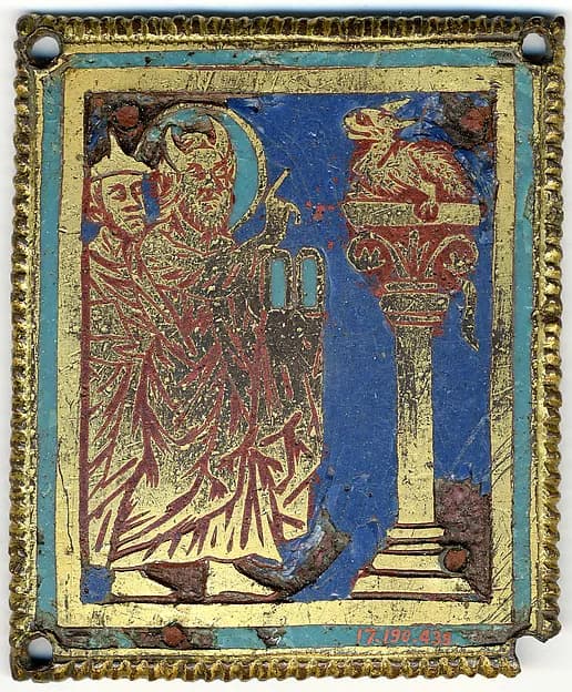 Plaque with Moses, Aaron, and the Brazen Serpent by Anonymous depicting Exodus 2