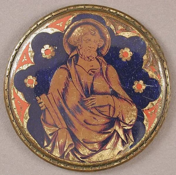 Medallion with Saint Peter by Anonymous depicting Matthew 4