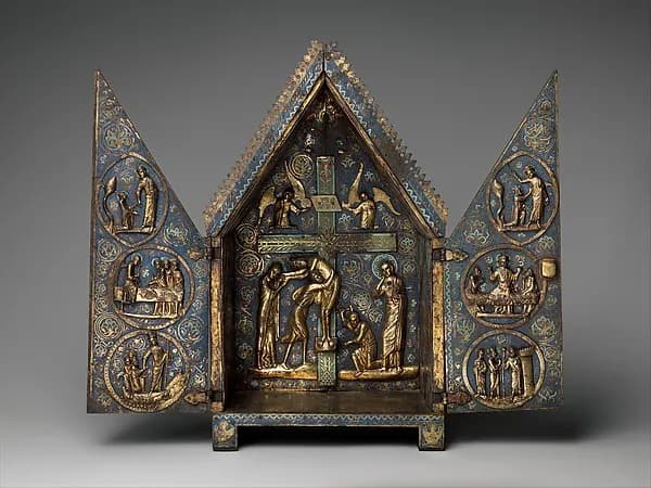 Tabernacle of Cherves by Anonymous depicting Matthew 27