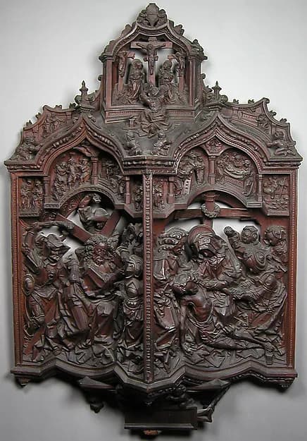 Scenes from the Life of Christ by Gil de Siloe depicting Matthew 27