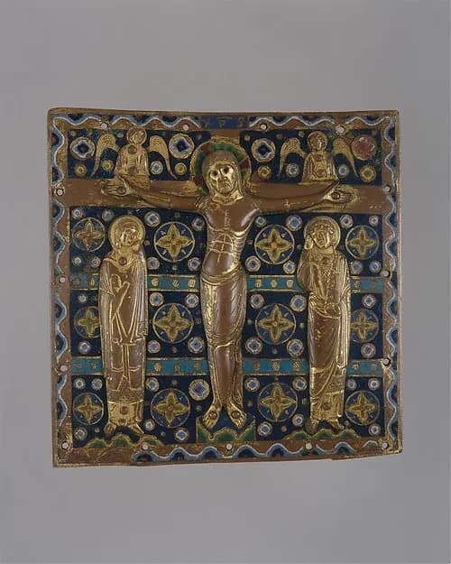 Plaque with the Crucifixion by Anonymous depicting Matthew 27