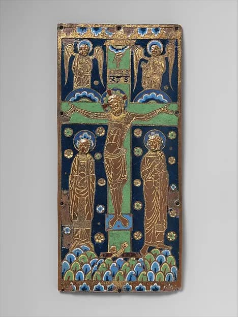 Book Cover Plaque with the Crucifixion by Anonymous depicting Matthew 27