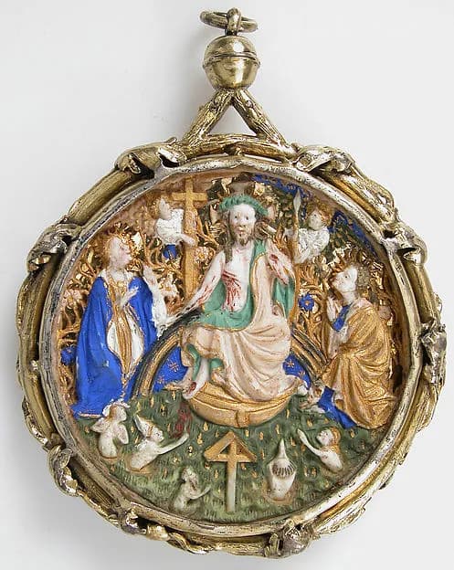 Pendant Medallion with the Last Judgment by Anonymous depicting Luke 1