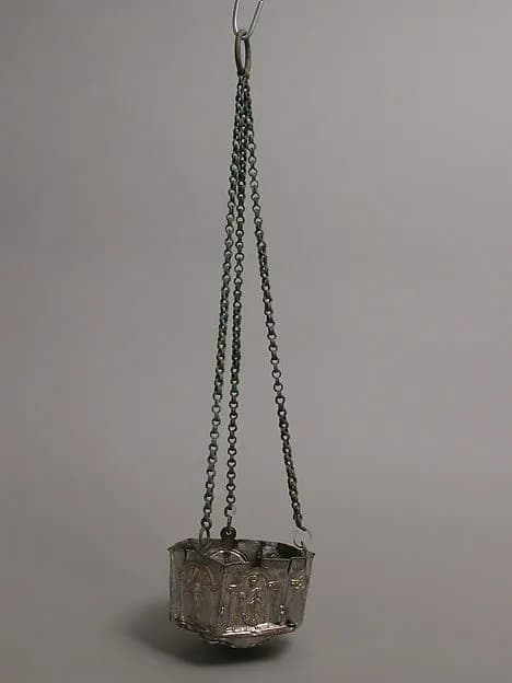 Censer with Six Holy Figures by Anonymous depicting Matthew 4
