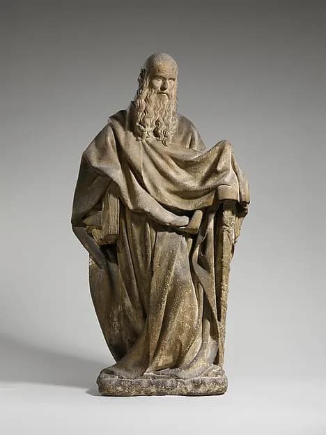 Saint Paul by Claus de Werve depicting Acts 9