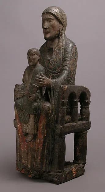 Virgin and Child by Anonymous depicting Luke 2
