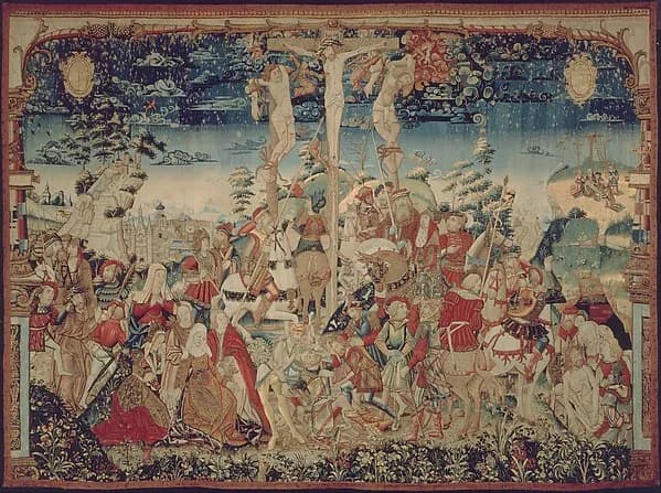 Scenes from the Passion of Christ by Anonymous depicting Matthew 27