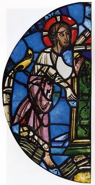 God Closing the Door of Noah’s Ark by Anonymous depicting Genesis 7