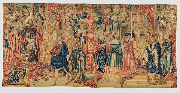 Moses and Aaron Before Pharaoh by Anonymous depicting Exodus 2