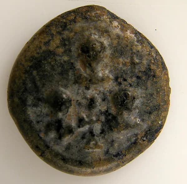 Balance Weight with Christ Blessing Two Eparchs or Emperors by Anonymous depicting John 1