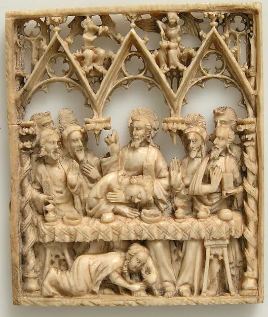 Plaque with the Last Supper by Anonymous depicting Matthew 26