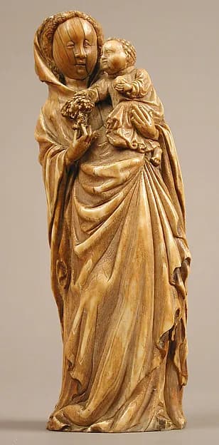 Virgin and Child by Anonymous depicting Luke 2