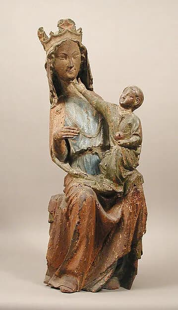 Virgin and Child by Anonymous depicting Luke 2
