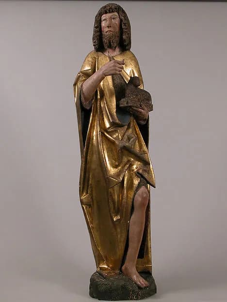 Saint John the Baptist by Anonymous depicting Matthew 3