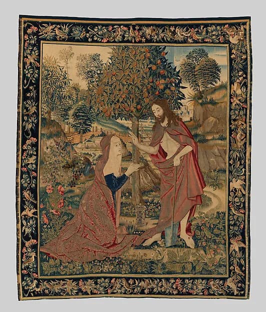 The Resurrected Christ Appearing to Mary Magdelene in the Garden by Anonymous depicting John 1