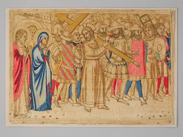 Christ Carrying the Cross by Anonymous depicting Mark 15
