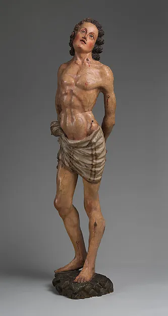Saint Sebastian by Anonymous depicting Romans 8