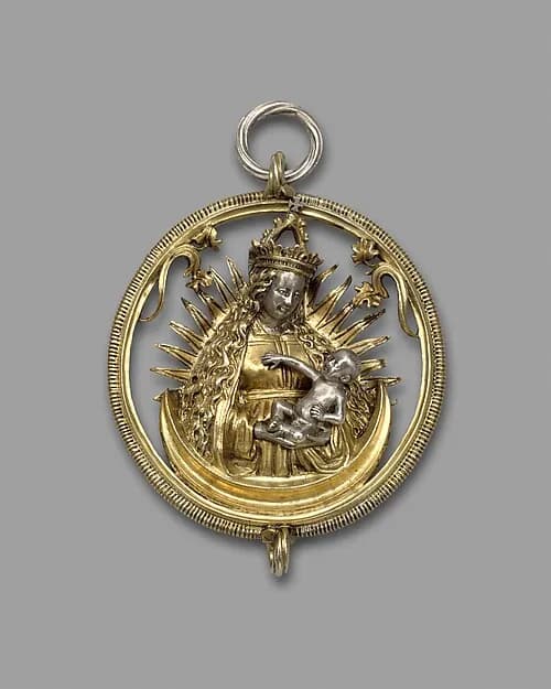 Pendant with Virgin and Child by Anonymous depicting Luke 2