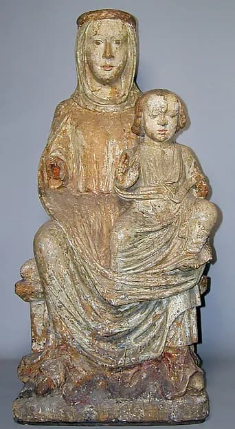 Virgin and Child by Anonymous depicting Luke 2
