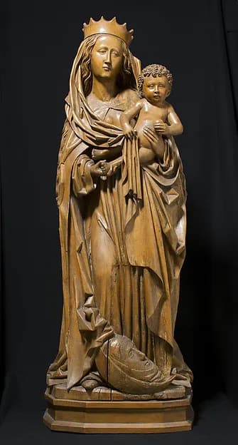 Virgin and Child of the Apocalypse by Anonymous depicting Luke 2