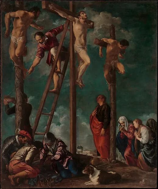 The Crucifixion by Pedro Orrente depicting Matthew 27