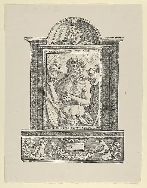 Ecce Homo / Man of Sorrows by Hans Schäufelein depicting John 19