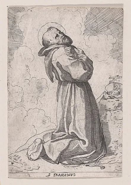 St. Francis by Willem Pietersz Buytewech depicting Matthew 5