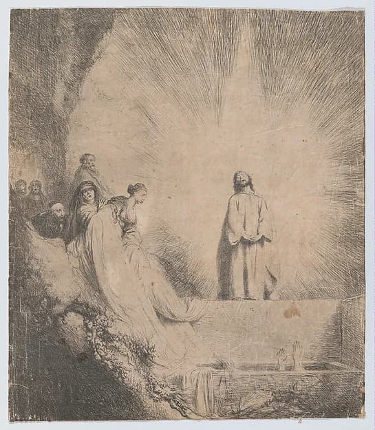 The Resurrection of Lazarus by Jan Lievens depicting John 11