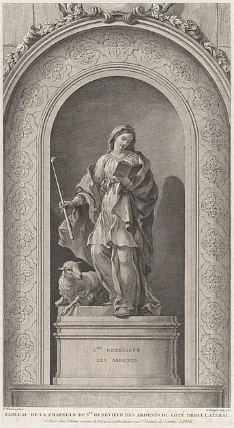 The Chapel of the Enfants-Trouvés in Paris: Sainte Geneviève des Ardents by Etienne Fessard depicting Matthew 2