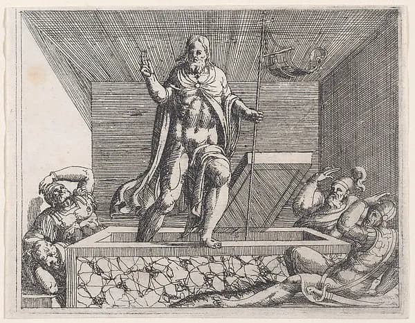 The Risen Christ, from Old and New Testaments by Augustin Hirschvogel depicting John 1