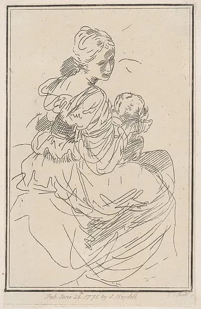 Madonna and Child by Giuseppe Canale depicting Luke 2
